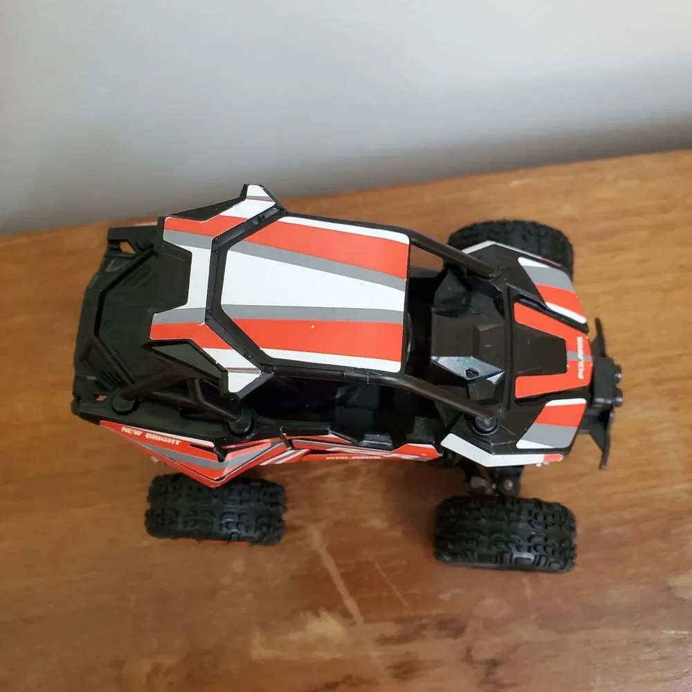 New Bright Polaris Pro Remote Control Car RZR 1:43 Scale Red CAR ONLY UNTESTED